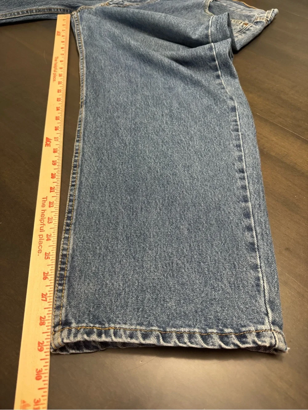 Levi’s 550 Blue Jeans 46 x 30 Med Wash Relaxed Denim Zip fly 5 pocket